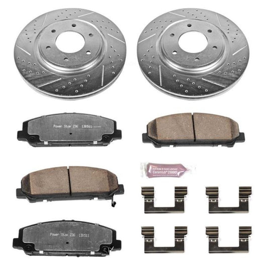 Power Stop 08-10 Infiniti QX56 Front Z36 Truck & Tow Brake Kit