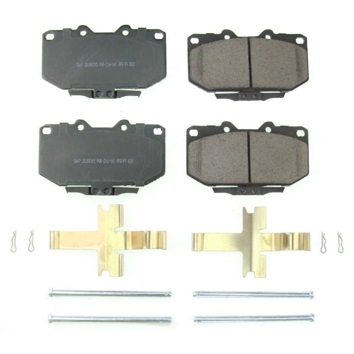 Plaquettes de frein avant Power Stop 89-96 Nissan 300ZX Z17 Evolution en céramique avec matériel