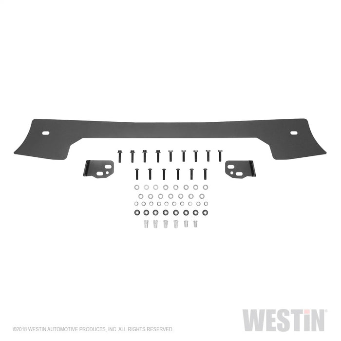 Westin 07-18 Jeep Wrangler JK WJ2 Plaque de protection pour pare-chocs avant