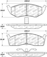 Plaquettes de frein sport StopTech avec cales et matériel - Avant