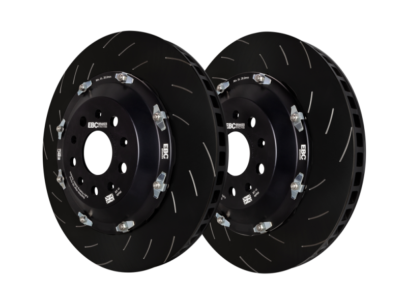 Disques de frein avant SG Racing 2 pièces pour Chevrolet Corvette Stingray 6,2 L (avec pack de performances Z51) EBC Racing 2020+