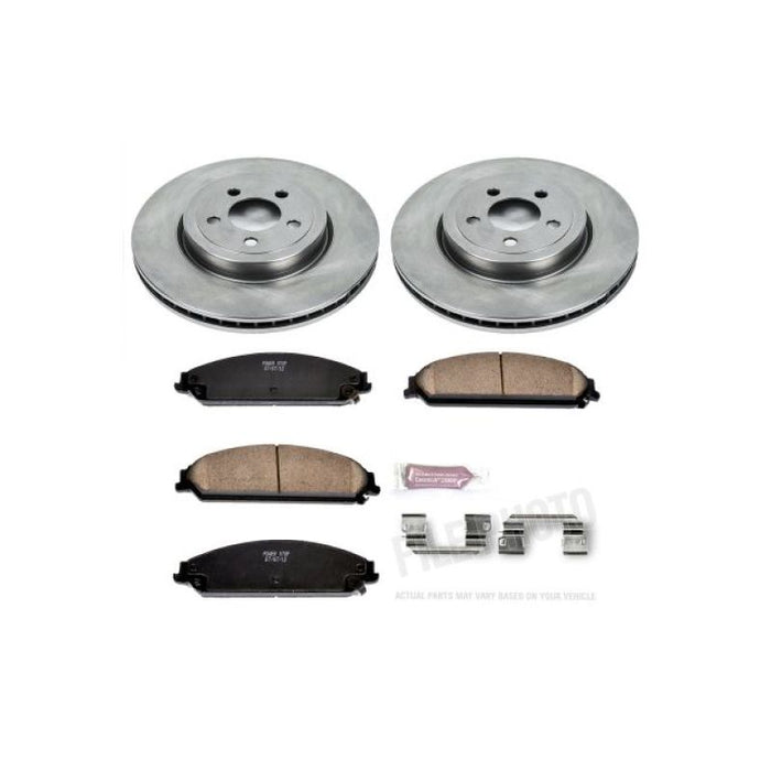 Kit de freins avant Power Stop Autospecialty pour Chrysler 300 05-19