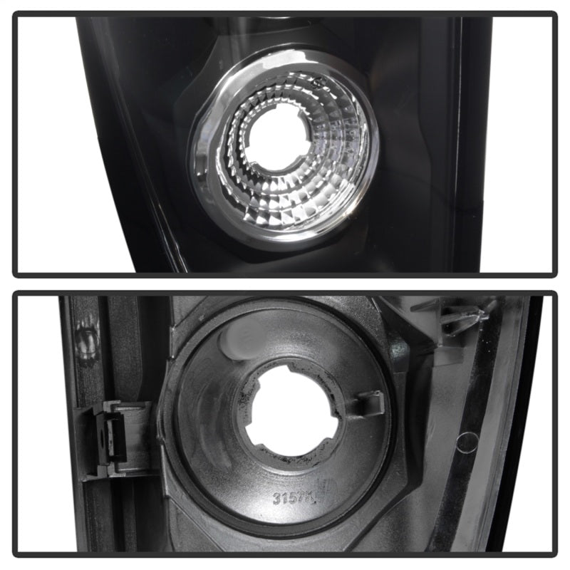 Feux arrière Spyder Chevy Avalanche 02-06 de style européen, noir ALT-YD-CAV04-BK