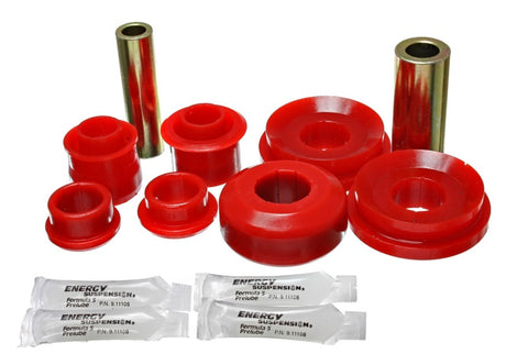 Bagues de bras de suspension supérieur arrière rouges pour Ford Mustang 11-13 Energy Suspension