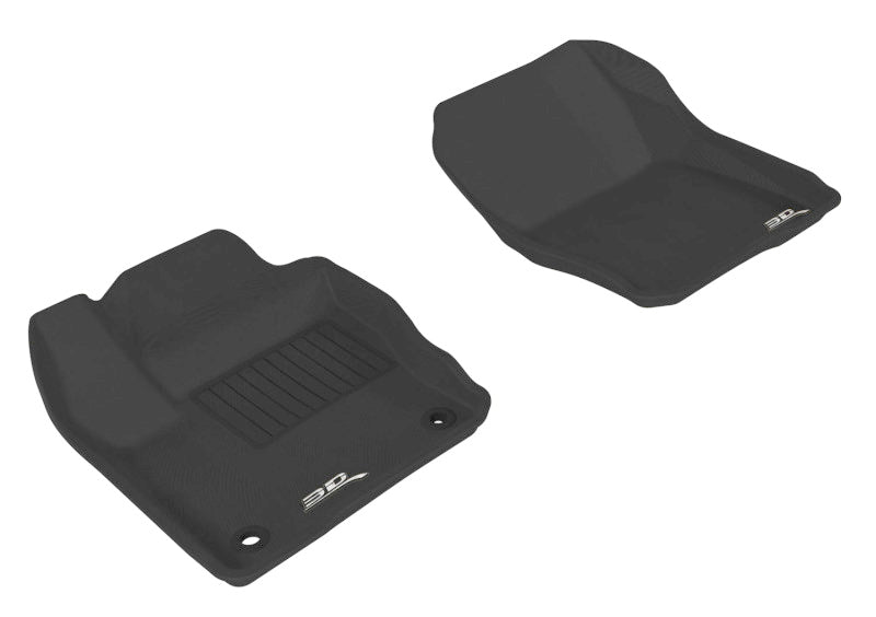 Tapis de sol 3D MAXpider pour Ford Focus Kagu 2012-2018, 1ère rangée - Noir