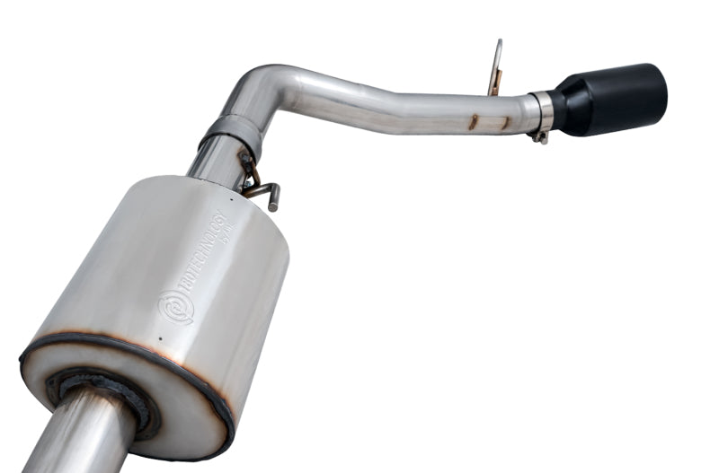 AWE Tuning 20-21 Jeep Gladiator JT 3.6L Tread Edition Cat-Back Échappement simple face - Diamond Blk Ti