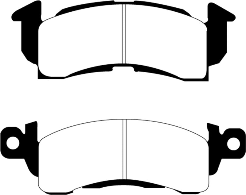 Plaquettes de frein avant EBC 73-74 Buick Apollo 4.1 Yellowstuff