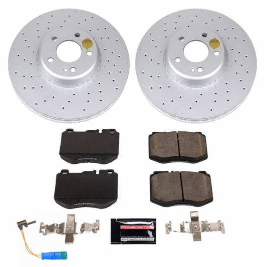 Power Stop 2018 Mercedes-Benz C350e Front Z23 Evolution Sport Coated Brake Kit