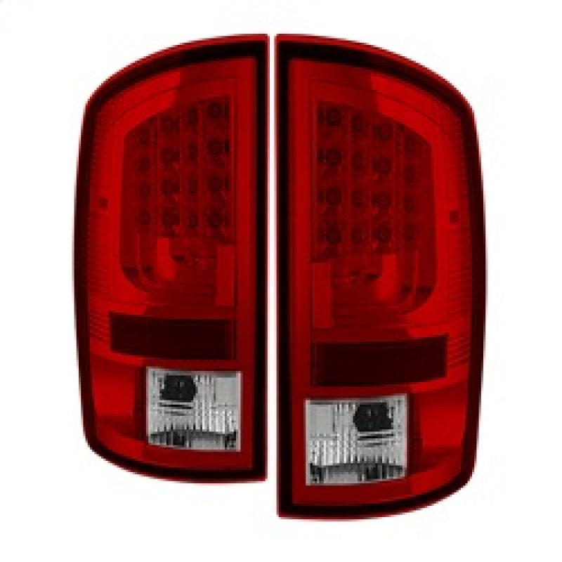 Feux arrière à LED Spyder Dodge Ram 07-08 1500 Version 2 - Rouge transparent ALT-YD-DRAM06V2-LED-RC