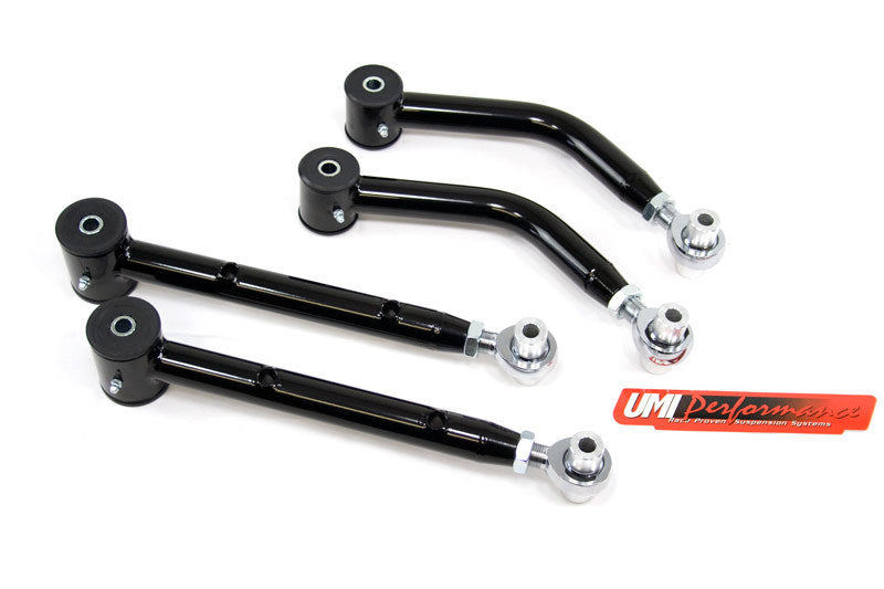 Kit de bras de suspension supérieur et inférieur réglables UMI Performance 71-75 GM H-Body