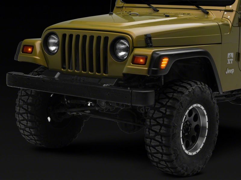 Feux de position latéraux à LED Raxiom 97-06 Jeep Wrangler TJ Axial Series - Transparent