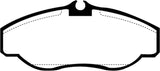 Plaquettes de frein avant EBC 99-03 Land Rover Discovery (série 2) 4.0 Yellowstuff