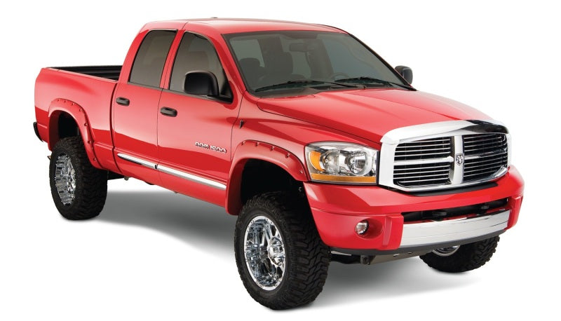 Bushwacker 02-08 Dodge Ram 1500 Fleetside Pocket Style Flares 4 pièces 75,9/76,3/97,9 pouces - Noir