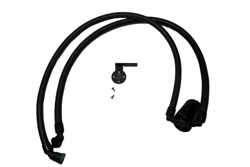 Séparateur d'huile côté passager J&amp;L 2021-2024 Ford F-150 3.5L 3.0 - Noir anodisé