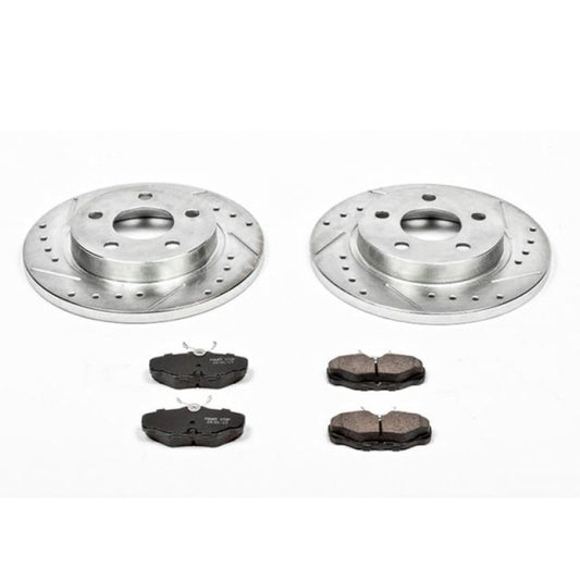 Power Stop 93-05 Ford Taurus Rear Z23 Evolution Sport Brake Kit