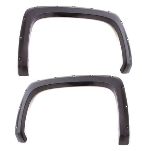 Élargisseurs d'aile texturés de style Lund 16-17 pour Toyota Tacoma RX-Rivet Series - Noir (4 pièces)