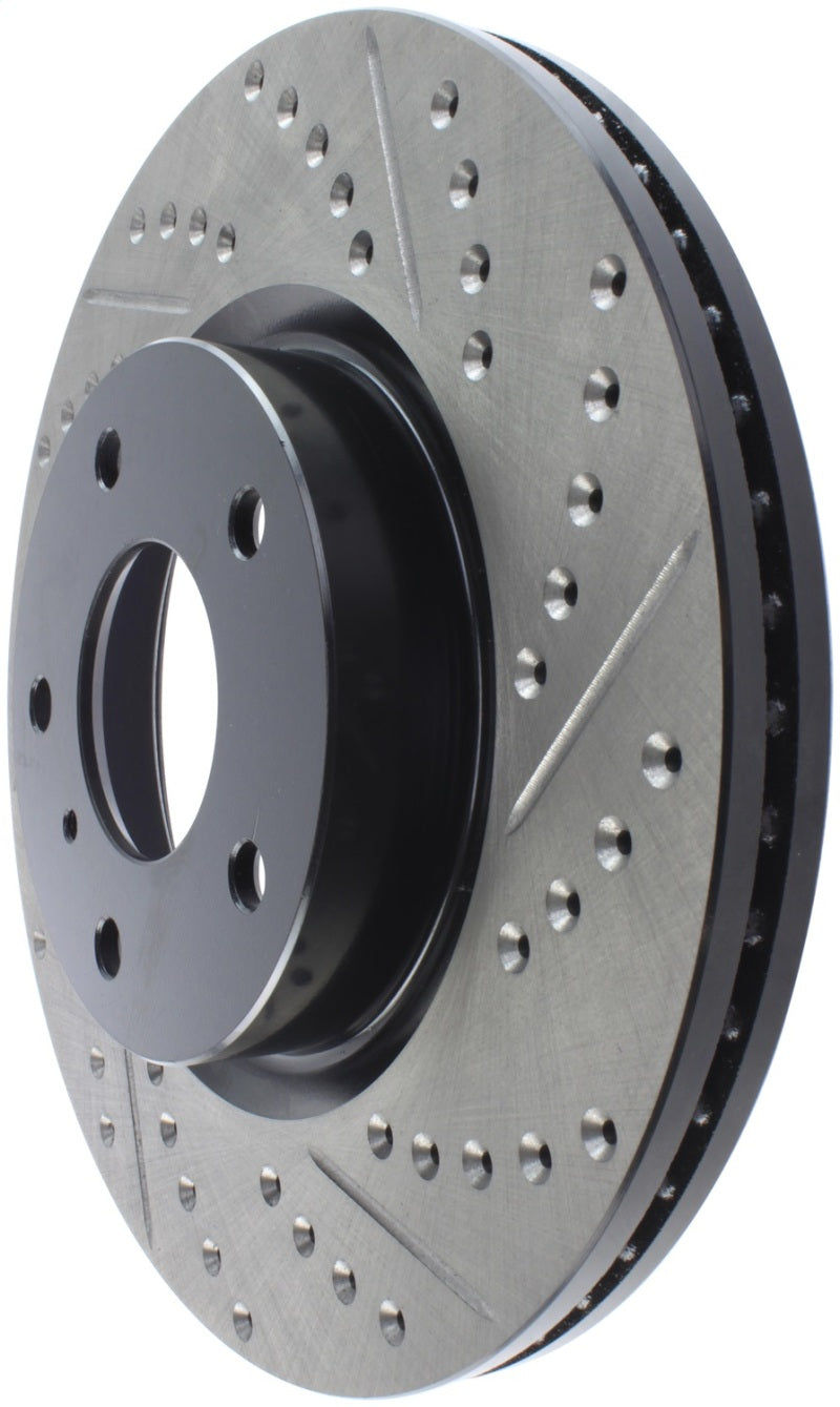 Disque de frein avant gauche rainuré et percé StopTech 1/02-05 Infiniti G35 (disque en alliage) / 6/02-05 Nissan 350Z