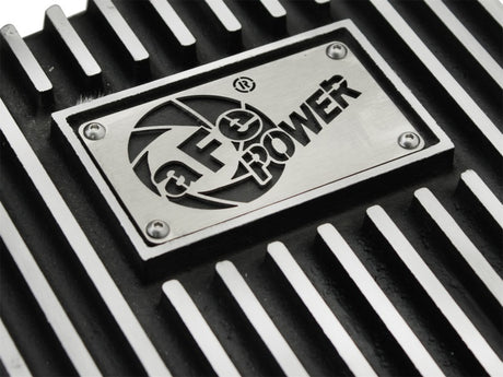 Carter de transmission de puissance aFe usiné noir 09-14 Ford 6R80 F-150 Trucks