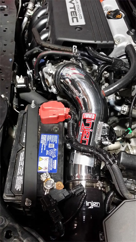 Injen 12-15 Honda Civic Si 9e génération/13-15 Acura ILX 2,4 L 4 cylindres poli True Cold Air Intake avec MR Tech