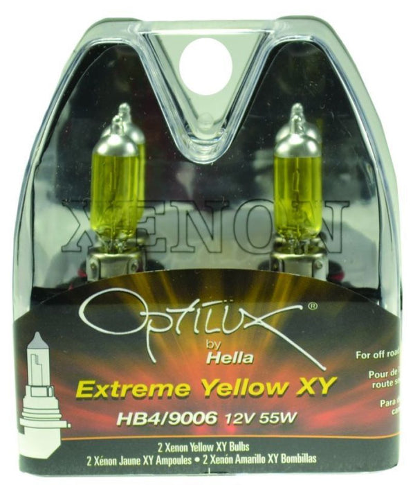 Ampoule jaune xénon Hella Optilux HB4 9006 12V/55W XY