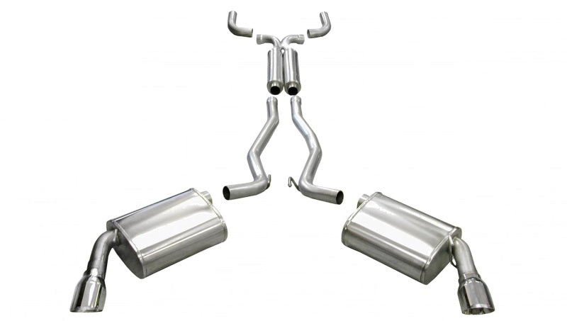 Corsa 10-14 Chevrolet Camaro Coupé SS 6.2L V8 Auto Poli Sport Cat-Back + Échappement XO