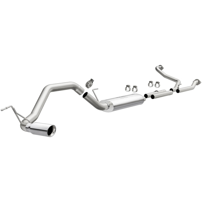 Échappement CatBack MagnaFlow 07-15 Nissan Titan V8 LGAS/LFLEX Single MF en acier inoxydable poli