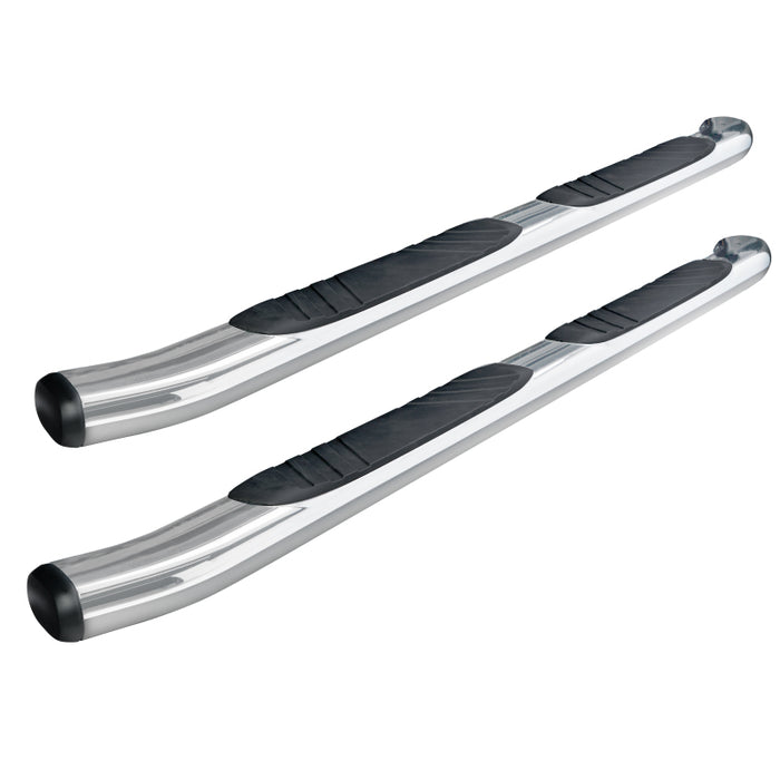 Marchepieds latéraux composites Go Rhino 5 pouces OE Xtreme - Chrome - 80 pouces