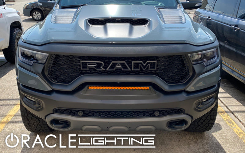 Système de barre lumineuse LED encastrée pour pare-chocs avant Oracle 19-22 RAM Rebel/TRX VOIR LA GARANTIE