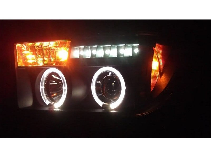 Phares de projecteur Spyder Toyota Tundra 07-133 LED Halo LED Blk PRO-YD-TTU07-HL-BK