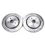 Disques de frein arrière Power Stop 16-18 Cadillac ATS Evolution percés et fendus - Paire