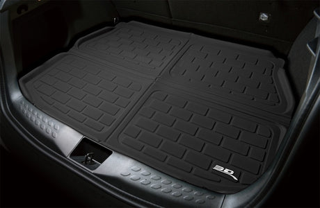 Doublure de coffre Kagu 3D MAXpider 12-16 GMC Acadia 2017 Limited derrière la 2e rangée - Noir