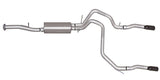 Échappement double divisé Cat-Back de 2,5 pouces pour Chevrolet Avalanche LS 5,3 L de 07 à 2012 de Gibson - Acier inoxydable