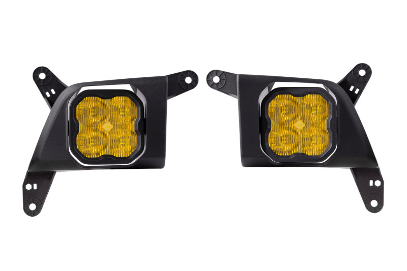 Diode Dynamics SS3 Type SV2 LED Fog Light Kit Sport - Yellow SAE Fog