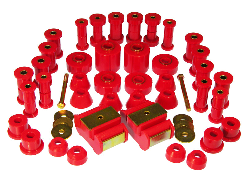 Kit complet Prothane 73-80 pour camion Chevy 4 roues motrices - Rouge