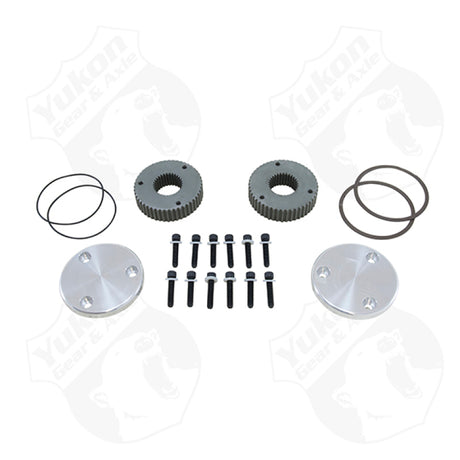 Kit de brides d'entraînement Yukon Gear Hardcore pour embouts extérieurs cannelés Dana 44/30. Capuchons non gravés