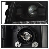 Phares de projecteur Spyder Chevy Silverado 1500 07-13 V2 - LED DRL - Noir PRO-YD-CS07V2-DRL-BK