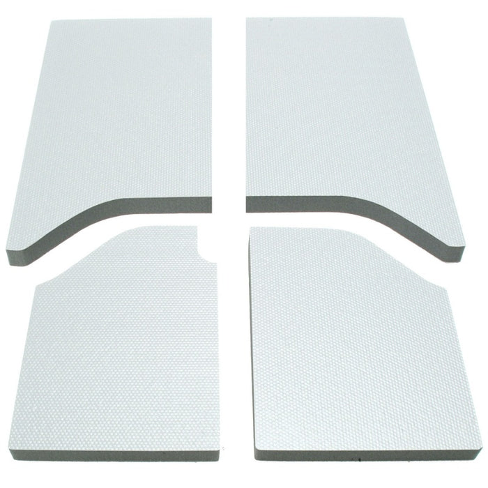 Tapis de toit pour Jeep Wrangler JK 2 portes DEI 11-18 - 4 pièces - Blanc