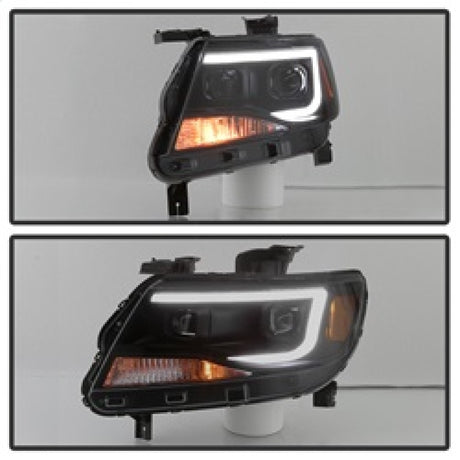 Phares de projecteur halogènes uniquement xTune Chevy Colorado 15-17 - Noir fumé PRO-JH-CCO04-LBDRL-BSM