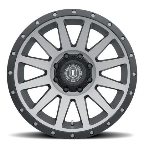 Roue en titane ICON Compression 20x10 8x6,5 -19 mm Offset 4,75 pouces BS 121,4 mm Alésage