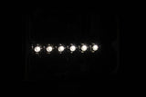ANZO 2007-2014 Chevy Tahoe Crystal Headlight Chrome Amber(OE)
