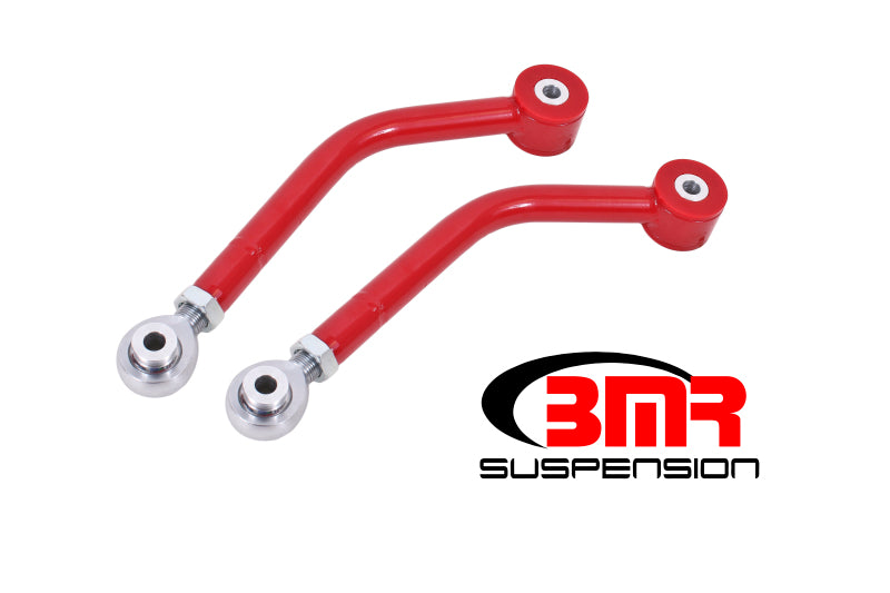 Bras de suspension supérieurs BMR 08-17 Challenger, embouts de tige à réglage simple (polyuréthane) - Rouge