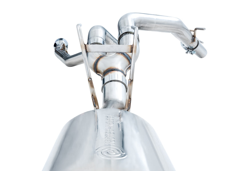 AWE Tuning 09-18 RAM 1500 5.7L (avec découpes) 0FG Échappement Cat-Back à double sortie arrière - Embouts chromés argentés