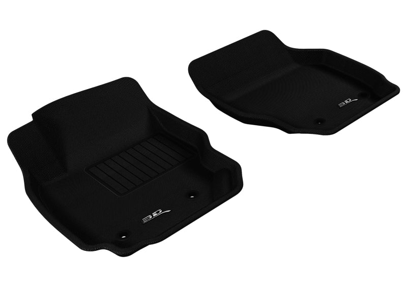 3D MAXpider 2007-2016 Volvo S80 Kagu 1st Row Floormat - Black