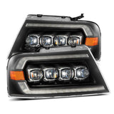 AlphaRex 04-08 Ford F-150 (No 2004 Heritage) NOVA-Series LED Proj HL Alpha-Blk avec Actv Lgt / Seq. Signer