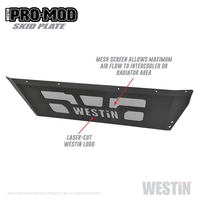 Plaque de protection Pro-Mod Westin 10-19 pour Dodge Ram 2500/3500 (ancien modèle de carrosserie)