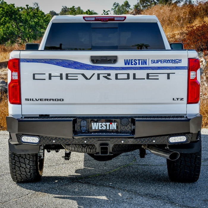 Pare-chocs arrière Westin 19-20 Chevy Silverado 1500 HDX Bandit - Noir