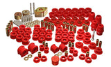Ensemble de bagues principales Hyper-Flex rouges pour Jeep JK 4 portes 07-11 Energy Suspension