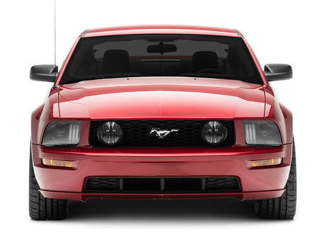 Raxiom 05-09 Ford Mustang avec phares halogènes - Boîtier noir (lentille transparente) (pas de GT500)