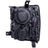 Phares de projecteur ANZO 15-17 Chevrolet Silverado 2500HD / 3500HD Chrome avec jante chromée
