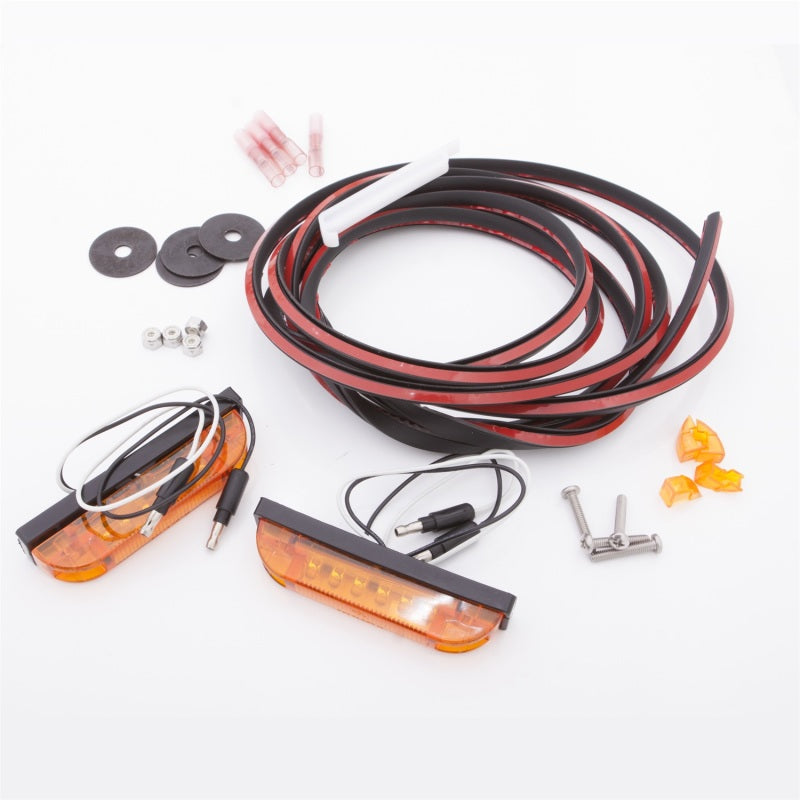 Kit de feux de gabarit à LED universels à 2 fils Bushwacker 99-18 pour fusées éclairantes de style plat
